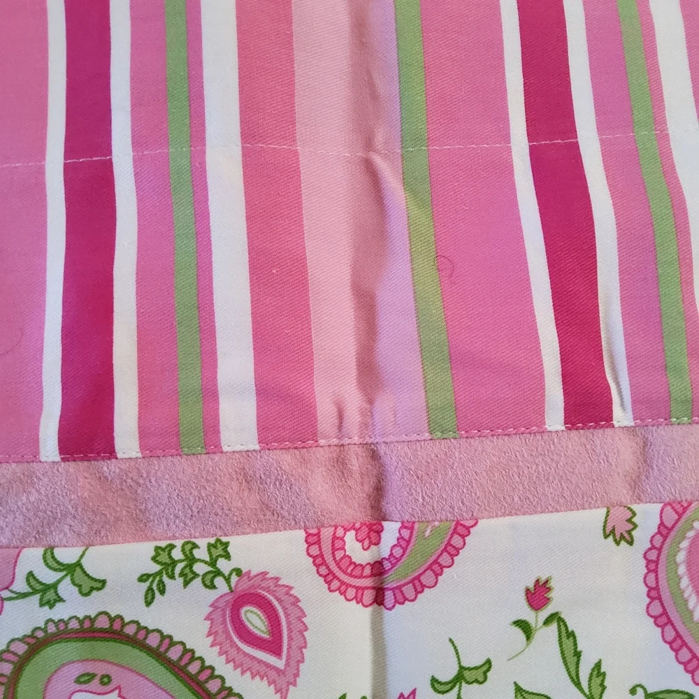 Trend Lab Baby Window Valence Paisley Park Pink